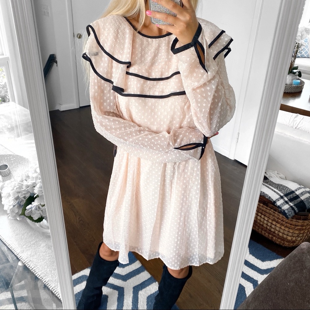 🖤 MAXSPORT ROSE DUST/BLACK RUFFLE DRESS! - Picture 9 of 16